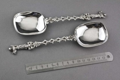 Victorian Silver Harvest Spoons